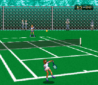 Screenshot Thumbnail / Media File 1 for Ace o Nerae! (Japan) [En by RPGOne v1.2] (~Aim for the Ace! - Ace Tennis)